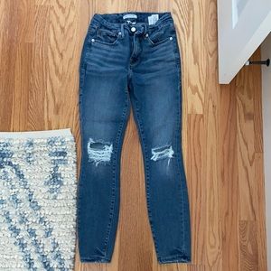 Good American crop jeans 25